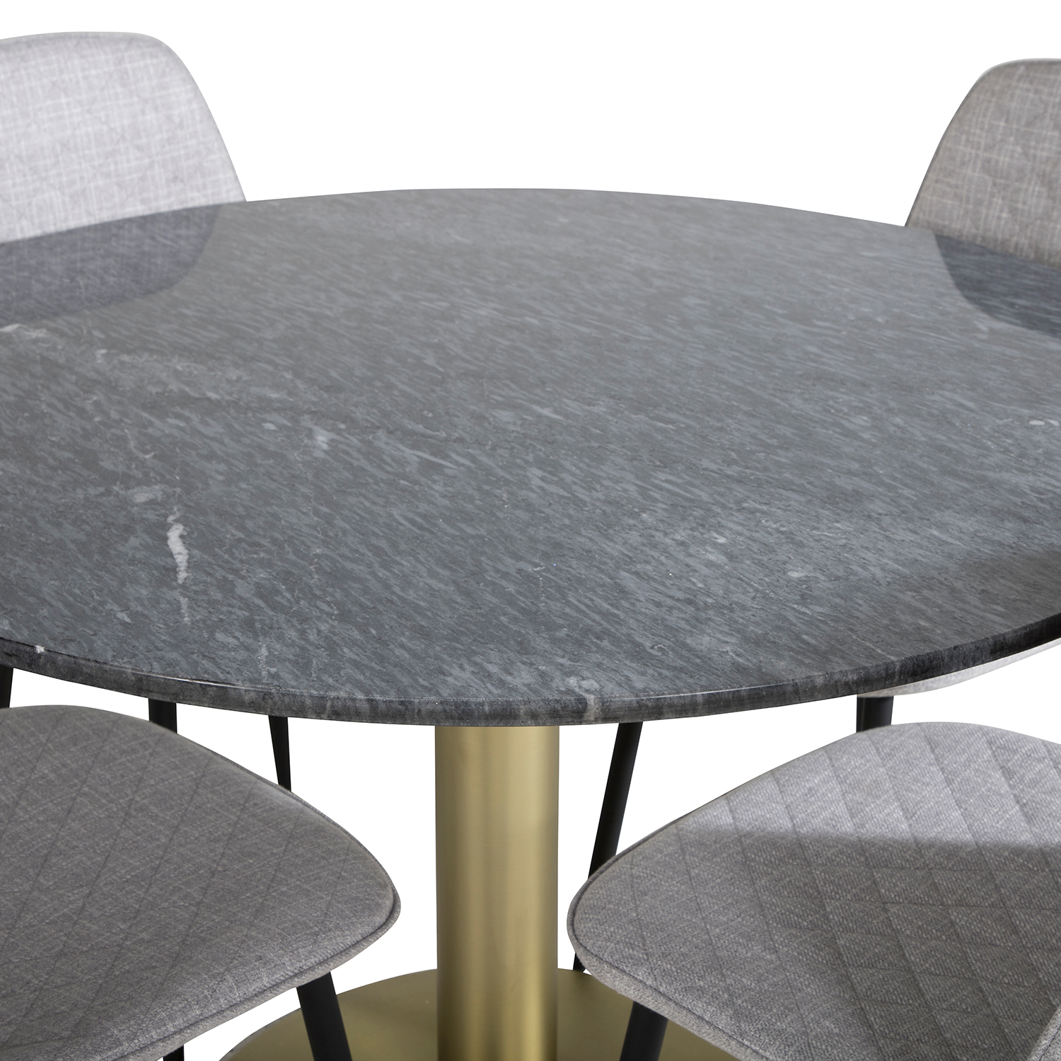 Spisegruppe Venture Home Estelle med 4 Phoi Stoler Polyester