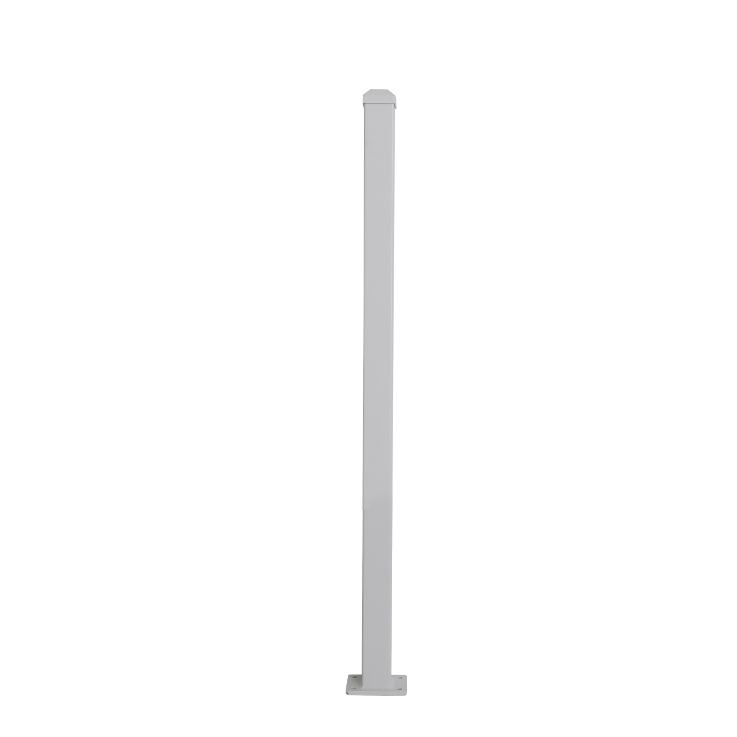 Stolpe Krifon Aluminium med Hatt Hvit