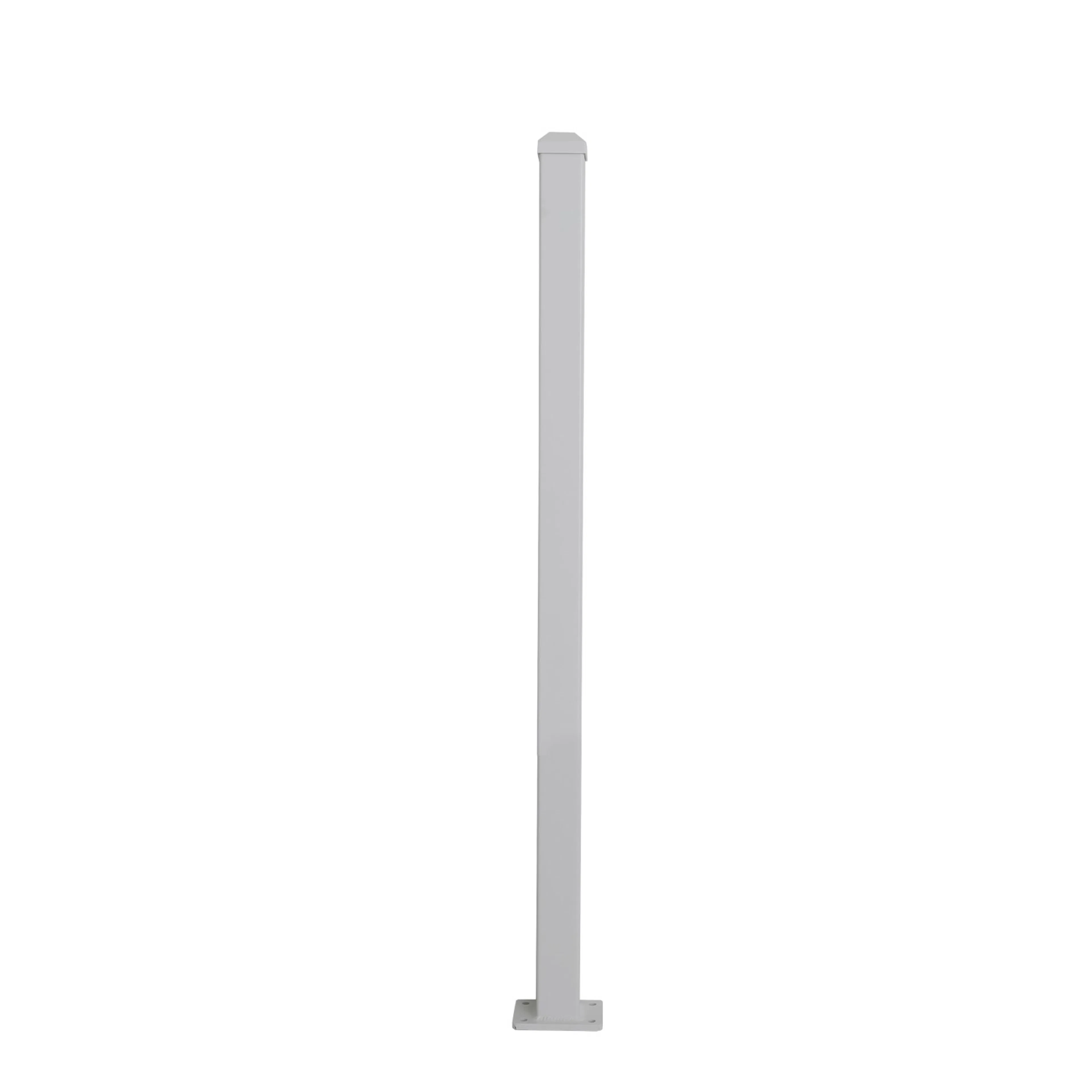 Stolpe Krifon Aluminium med Hatt Hvit