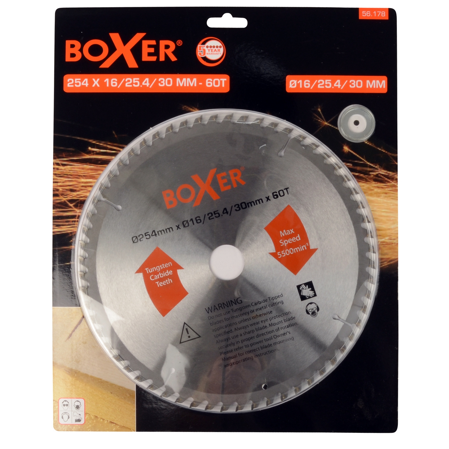 Skive Boxer 254 mm Fint 60T