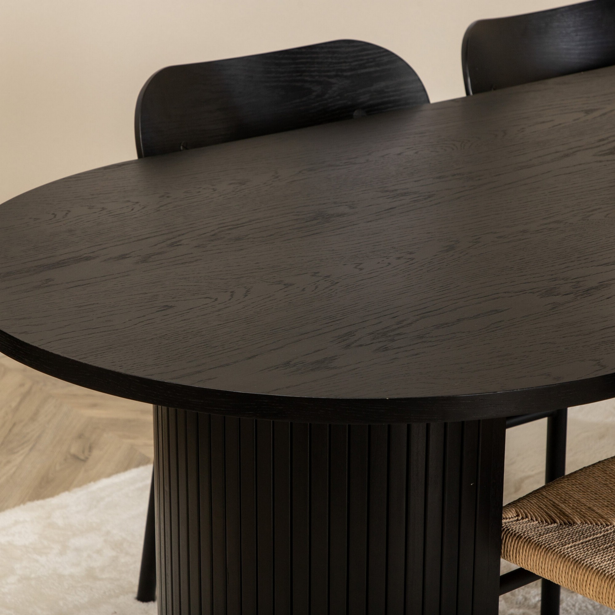 Spisegruppe Venture Home Bianca Oval med 4stk Polly Stoler