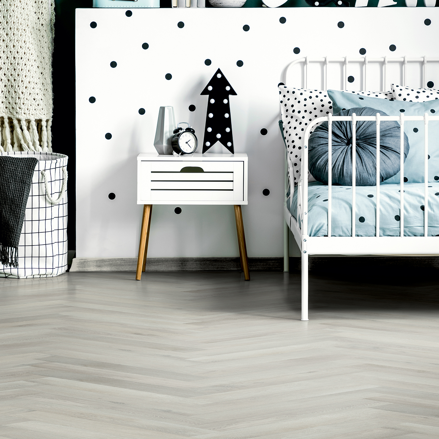 Vinylgulv Aspecta Contours Multilayer 0,55 Iconic Oak Prespa Herringbone