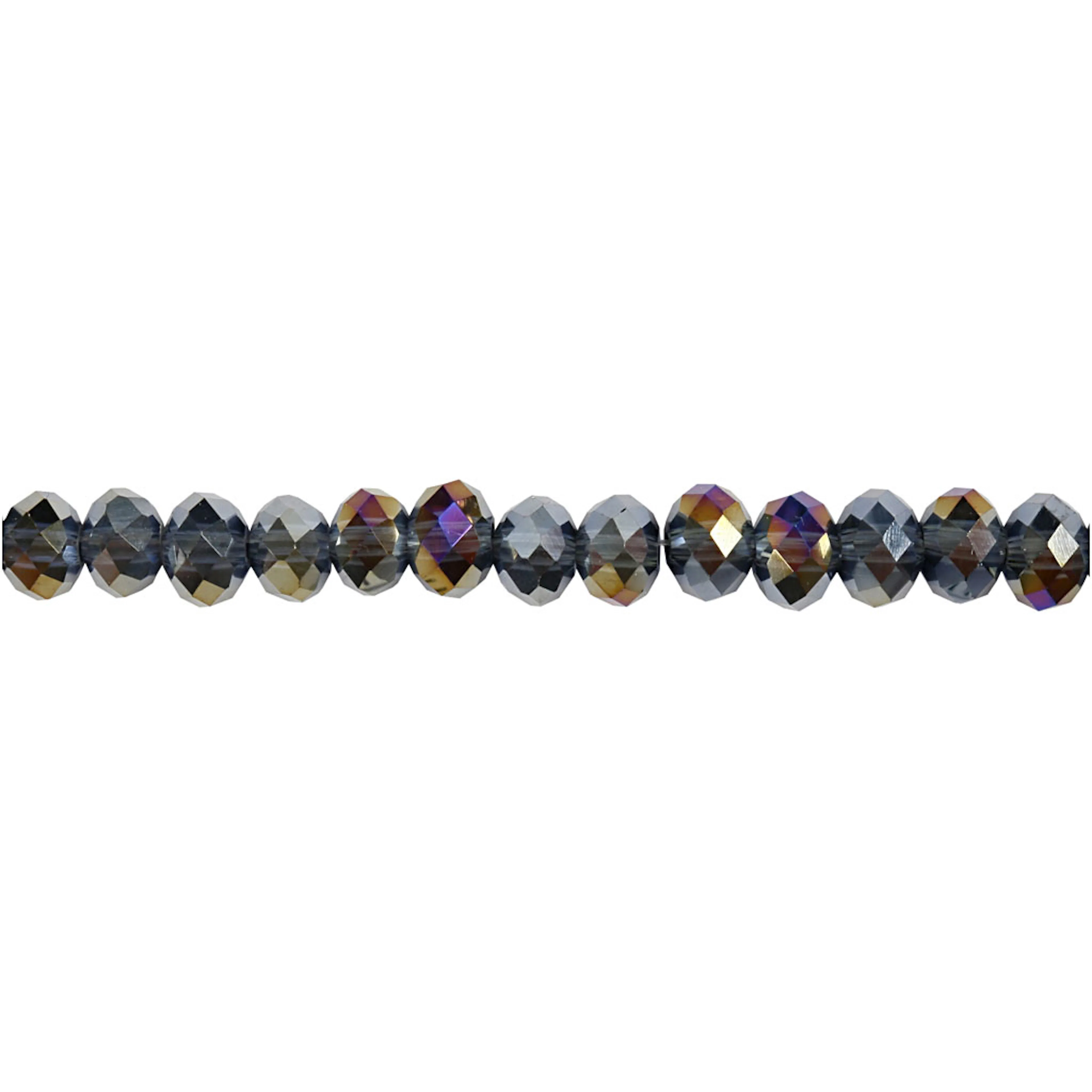Facettperler Creativ Company Str 5x6 mm Hullstr 1 mm 100 stk/1 Pk