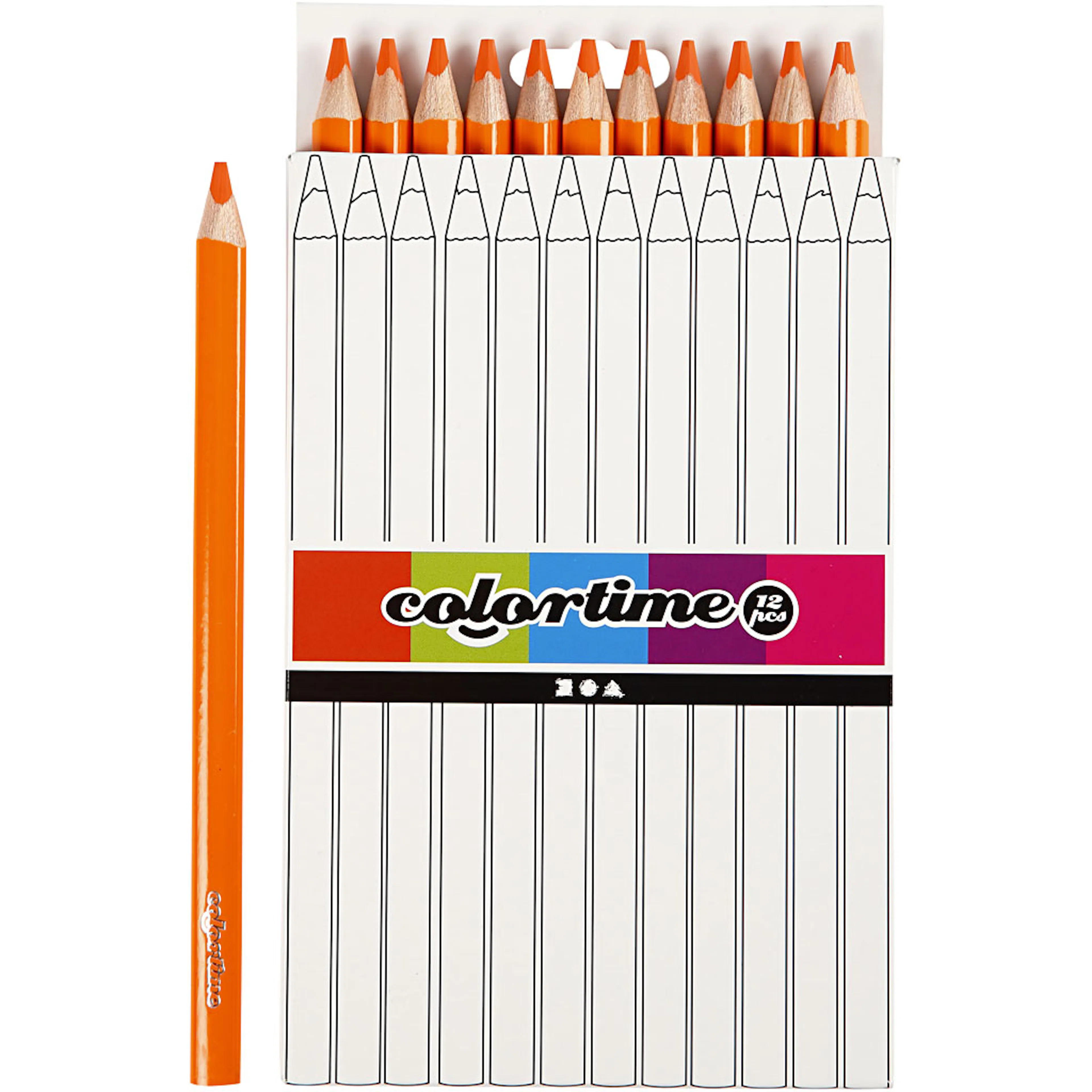 Fargeblyanter Creativ Company Colortime Jumbo 12 stk/1 Pk