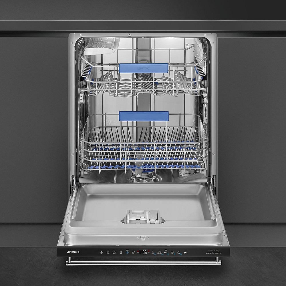 Frittstående Oppvaskmaskin Smeg Classic 60cm STX235CLLO Rustfri