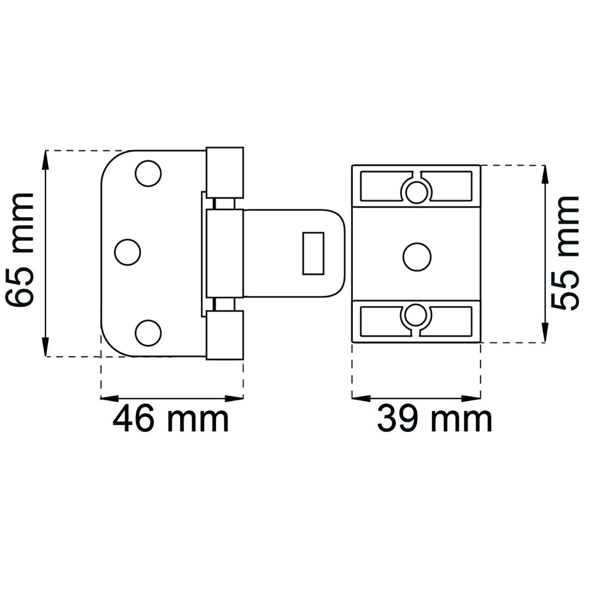 Hengsel Habo 2465
