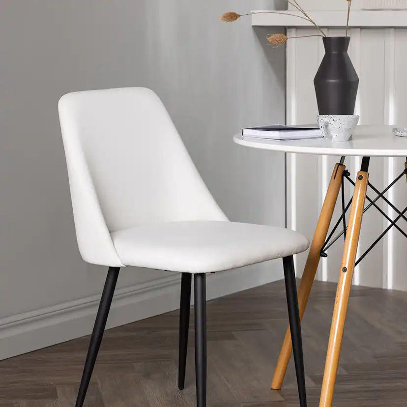 Spisegruppe Venture Home Danburi Ø60 cm med 2 stk Night Stoler