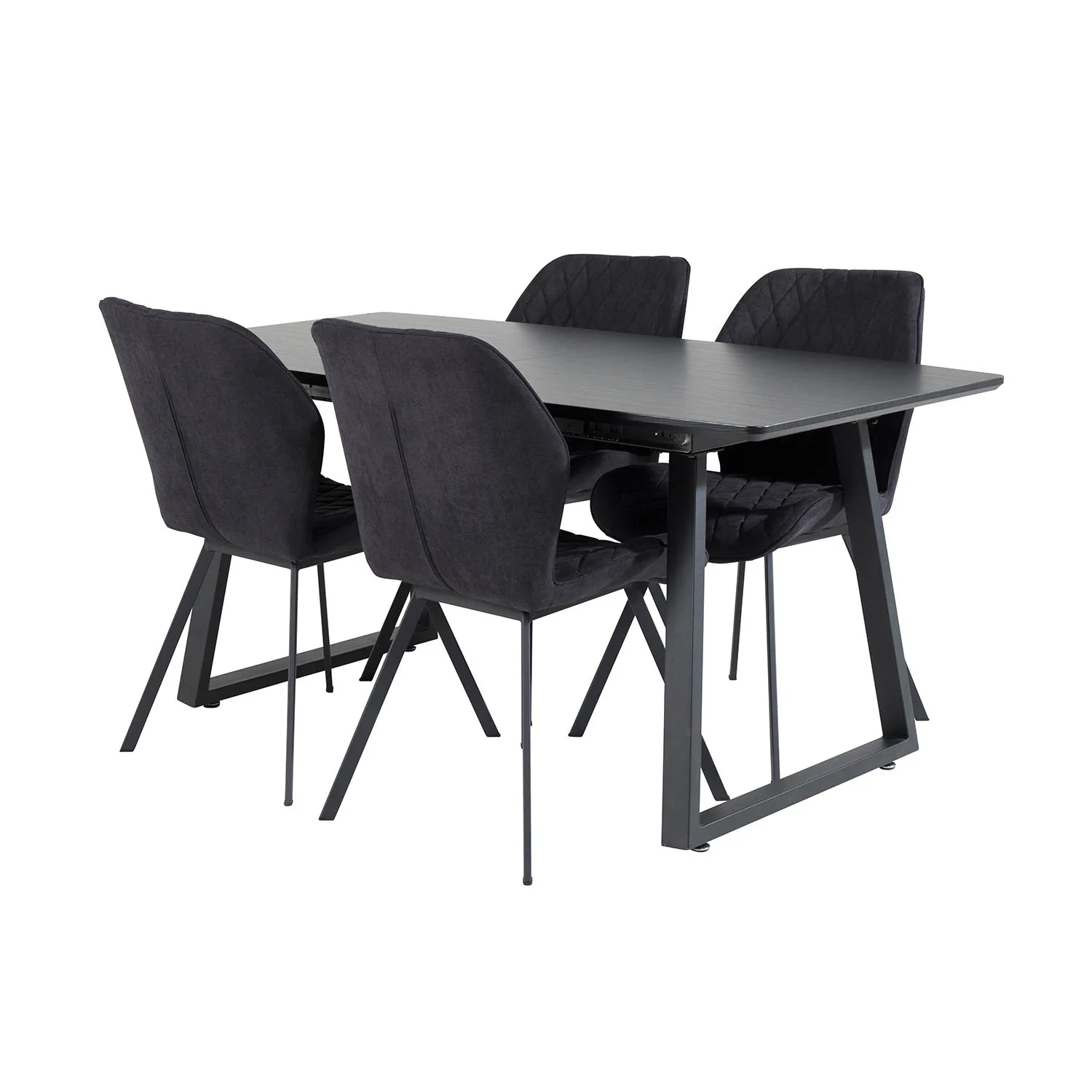 Spisegruppe Venture Home Ina med 4 Geneva Stoler