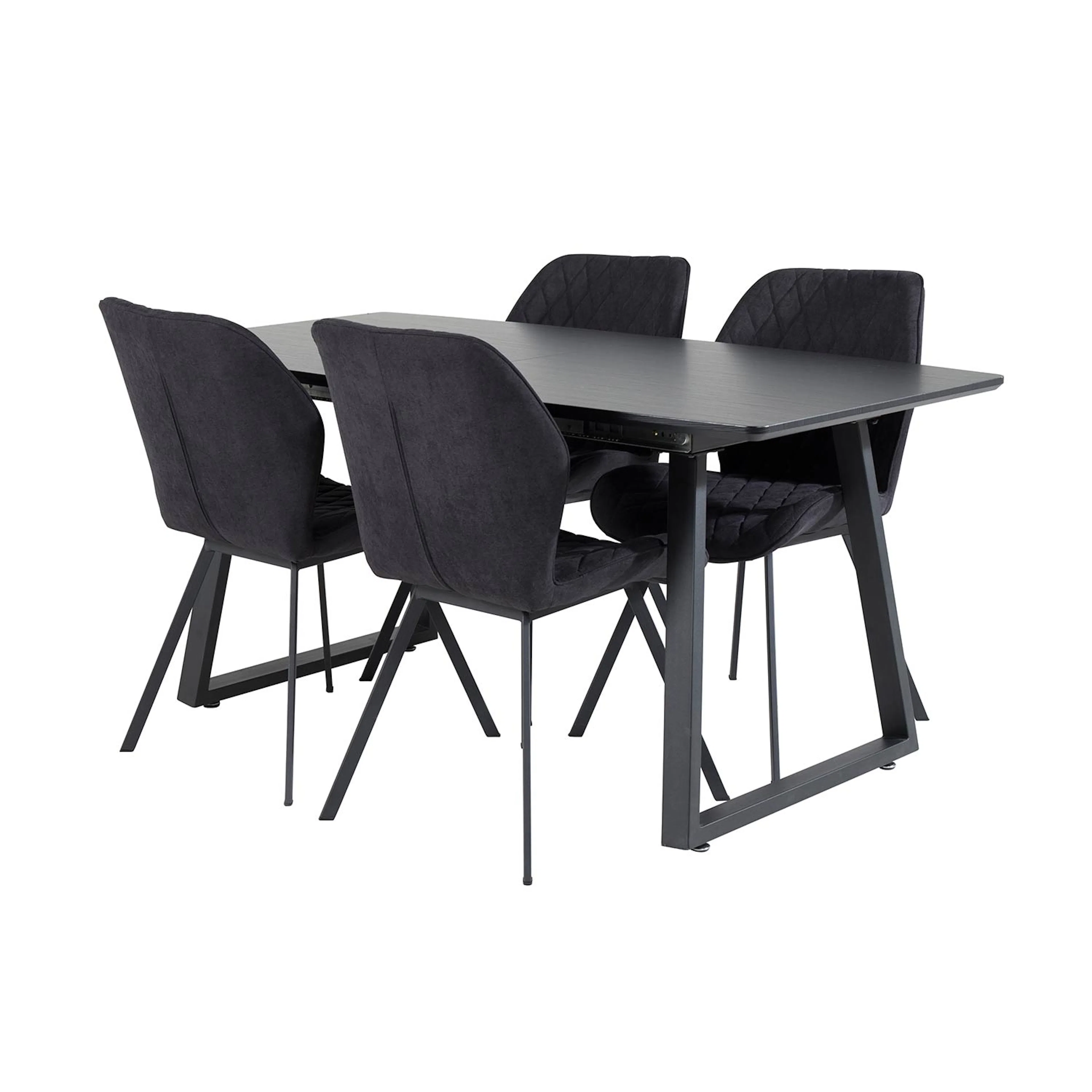 Spisegruppe Venture Home Ina med 4 Geneva Stoler