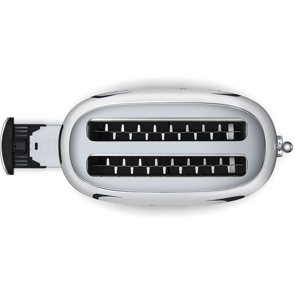 Brødrister Smeg TSF02SSEU Krom Retro med Ekstra Brede Spor