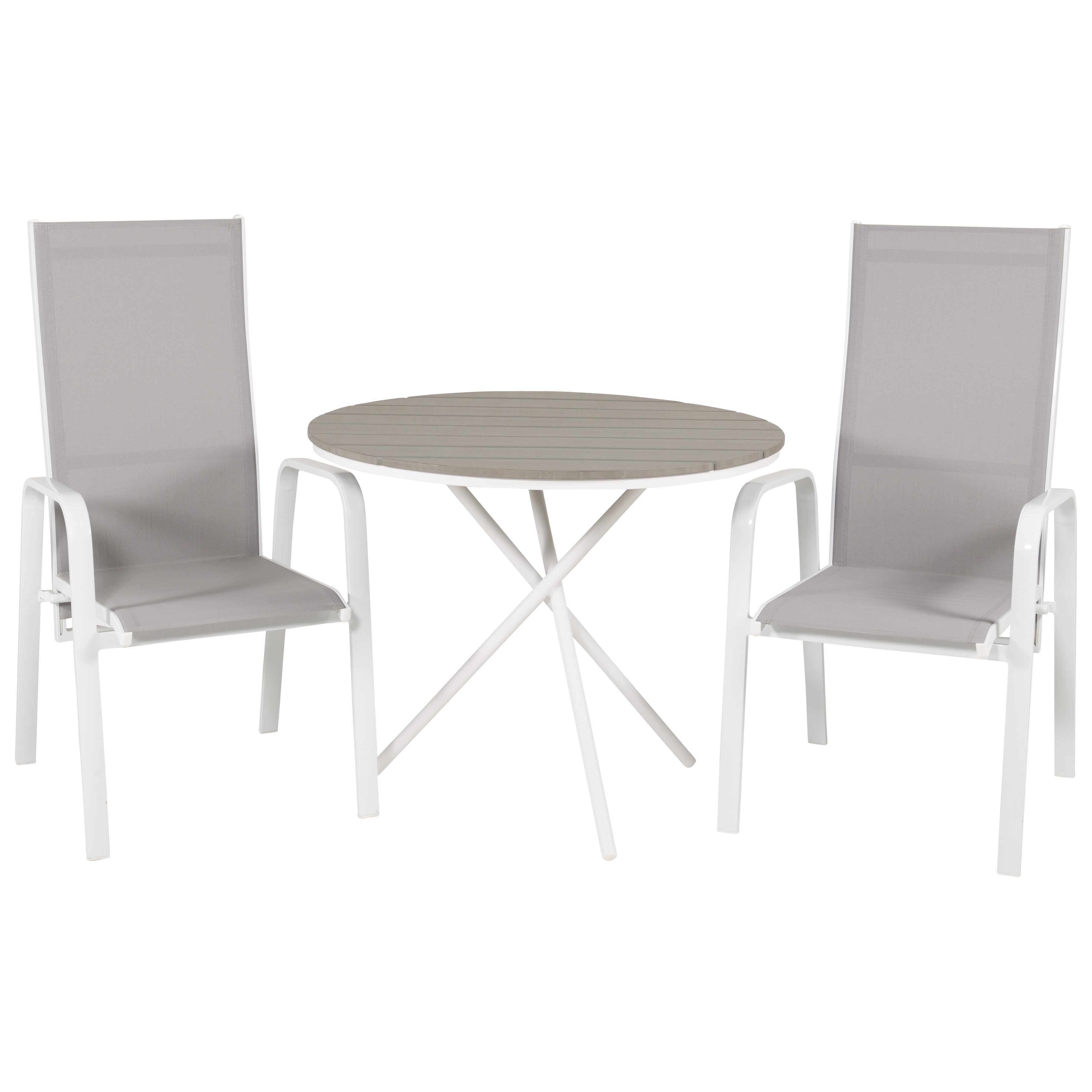 Cafégruppe Venture Home Pincy Ø 90 med 2 Copacabana Stoler