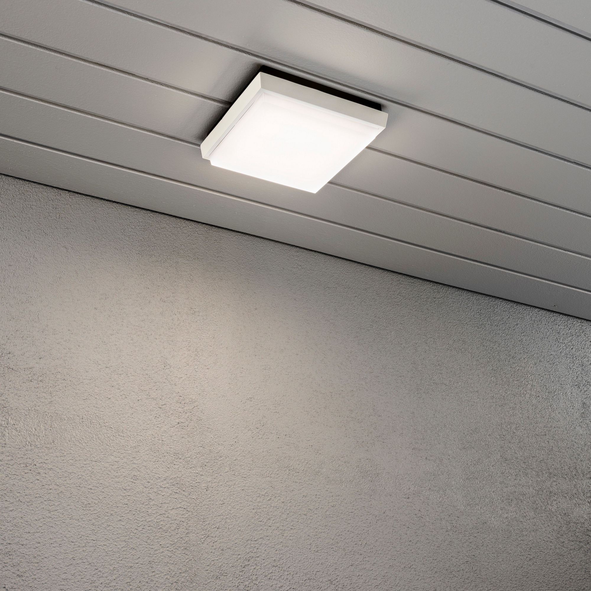 Vegglampe Gnosjö Konstsmide Cesena 10W High Power LED Kvadrat