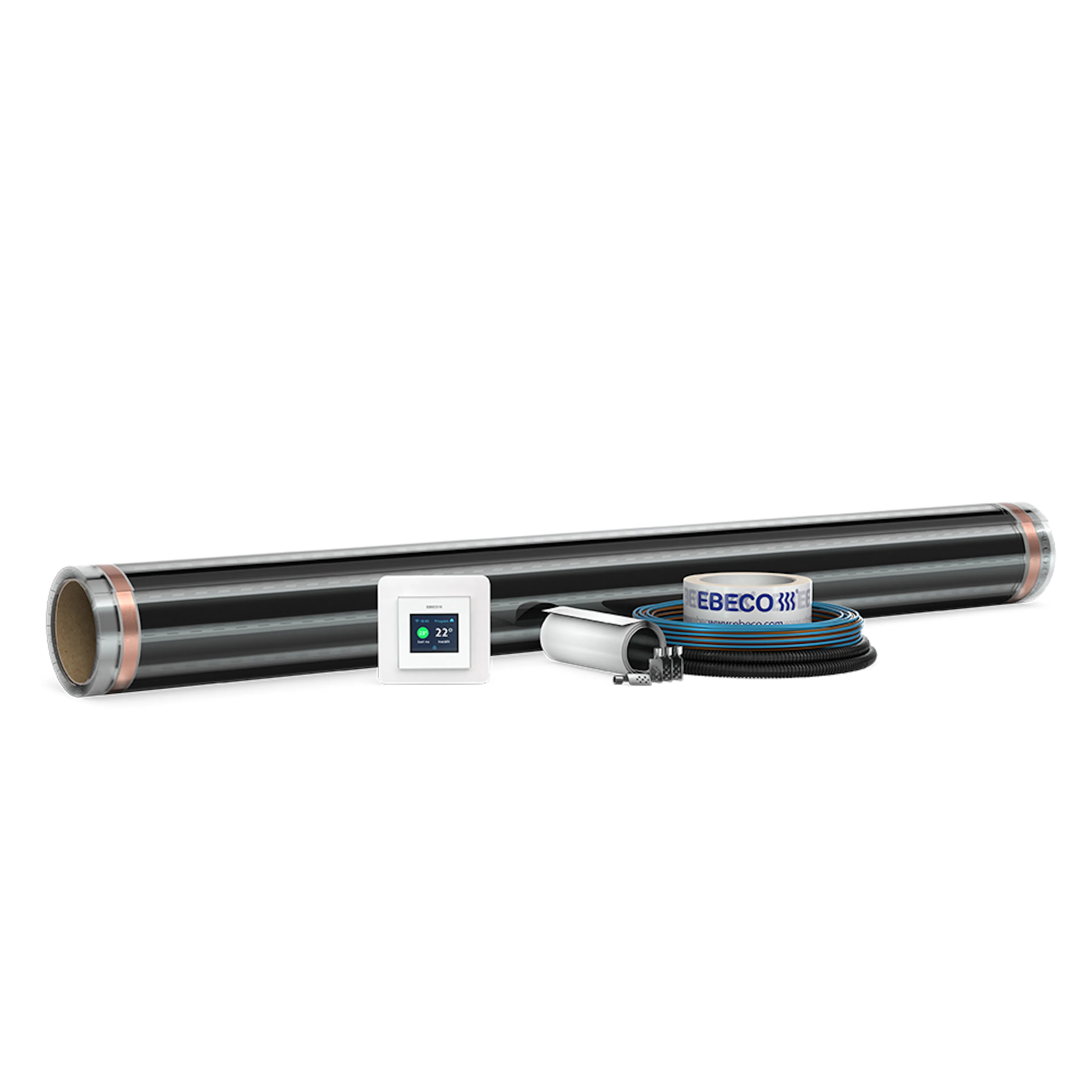 Gulvvarmefolie Ebeco Foil Kit 500 for Tre- og Laminatgulv 1 m