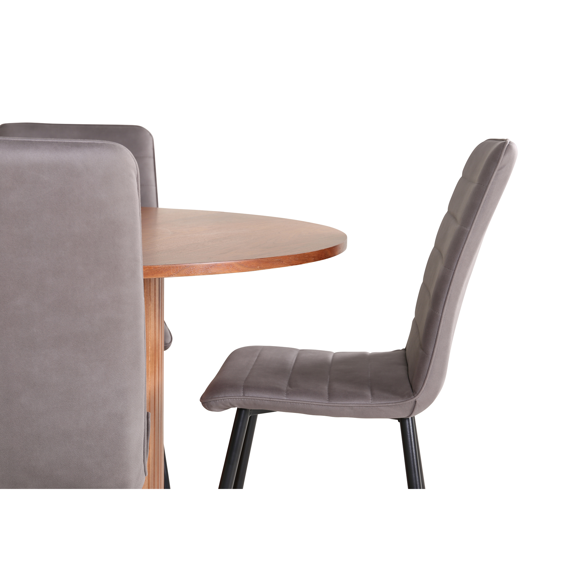 Spisegruppe Venture Home med Bianca Spisebord og 4 Walerina Spisestoler