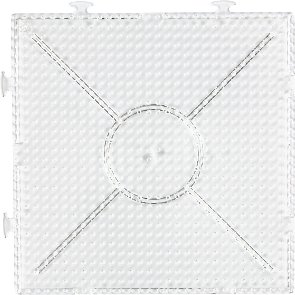 Perleplate Creativ Company Str 15x15 cm