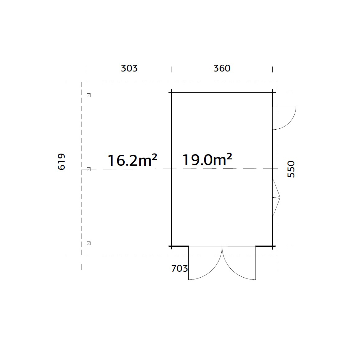 Maxibod Palmako Roger 19,0+16,2 M2