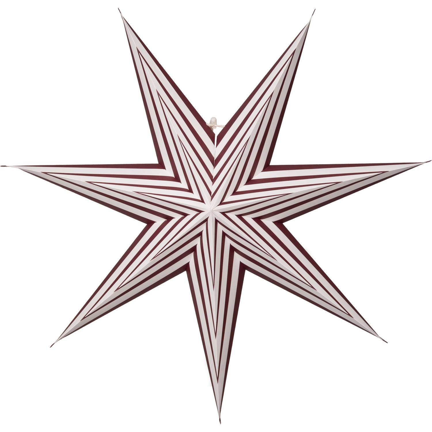 Adventstjerne Star Trading Stripe Papirstjerne 60 cm