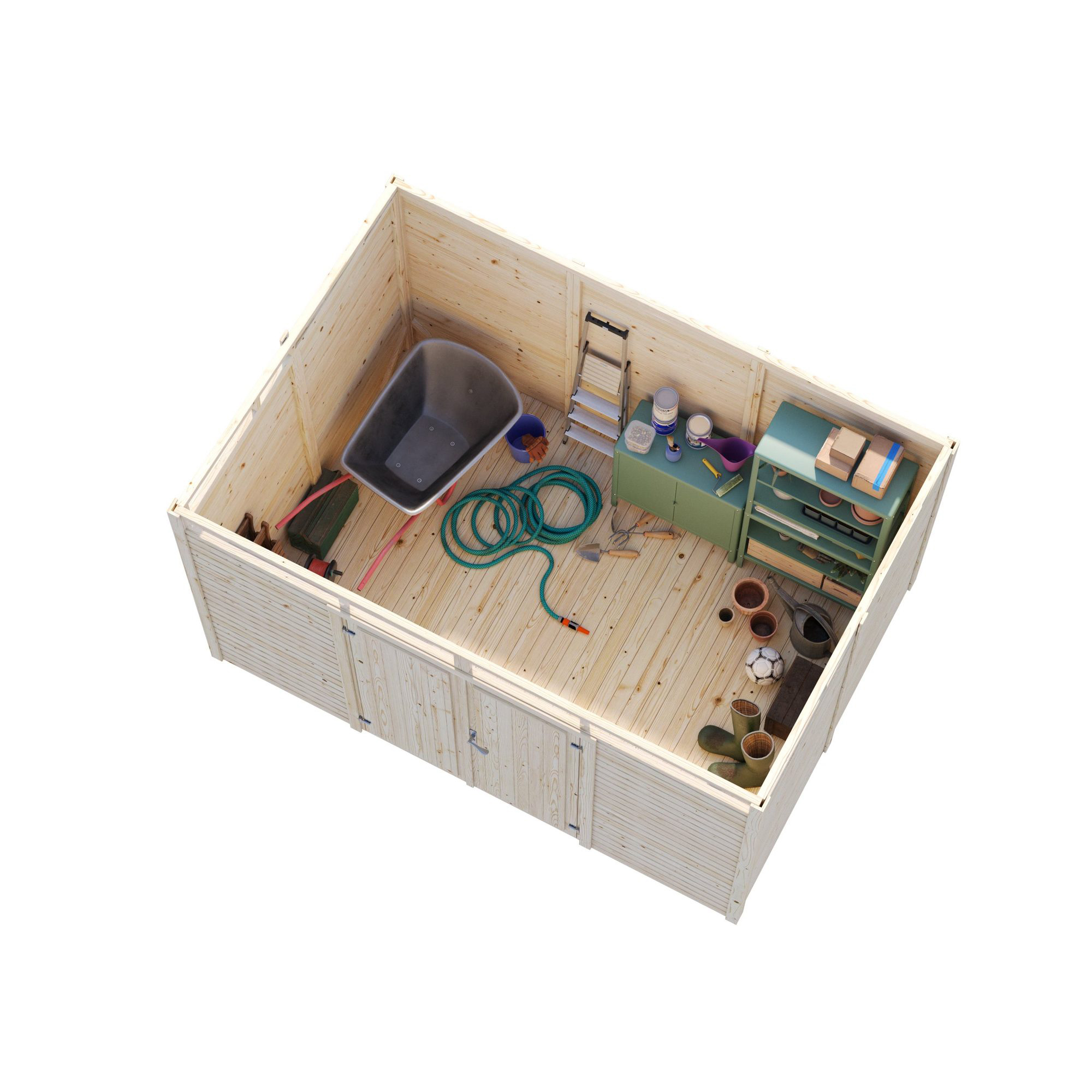 Redskapsbod Palmako Elias 7,5 m² (inv. 7,3 m²)