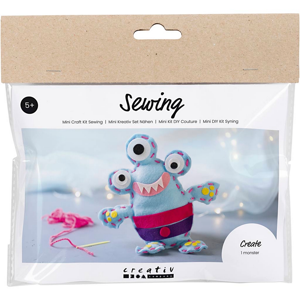 Hobbysett Creative Company Mini DIY Kit Filtmonster Sying