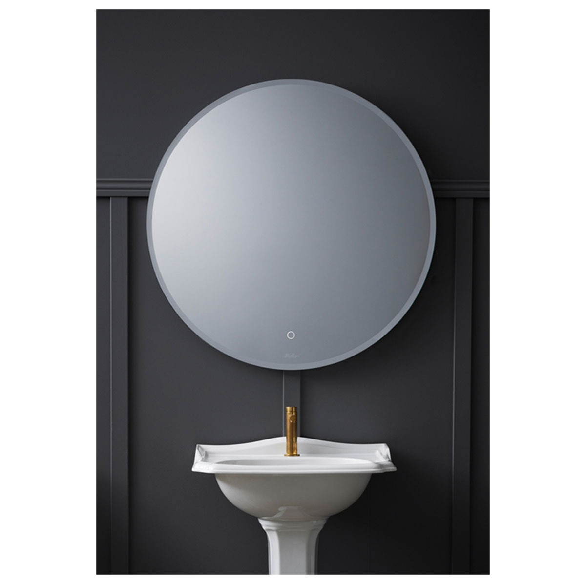 Badrumsspegel Miller Badrum Ambient Touch Classic Rund
