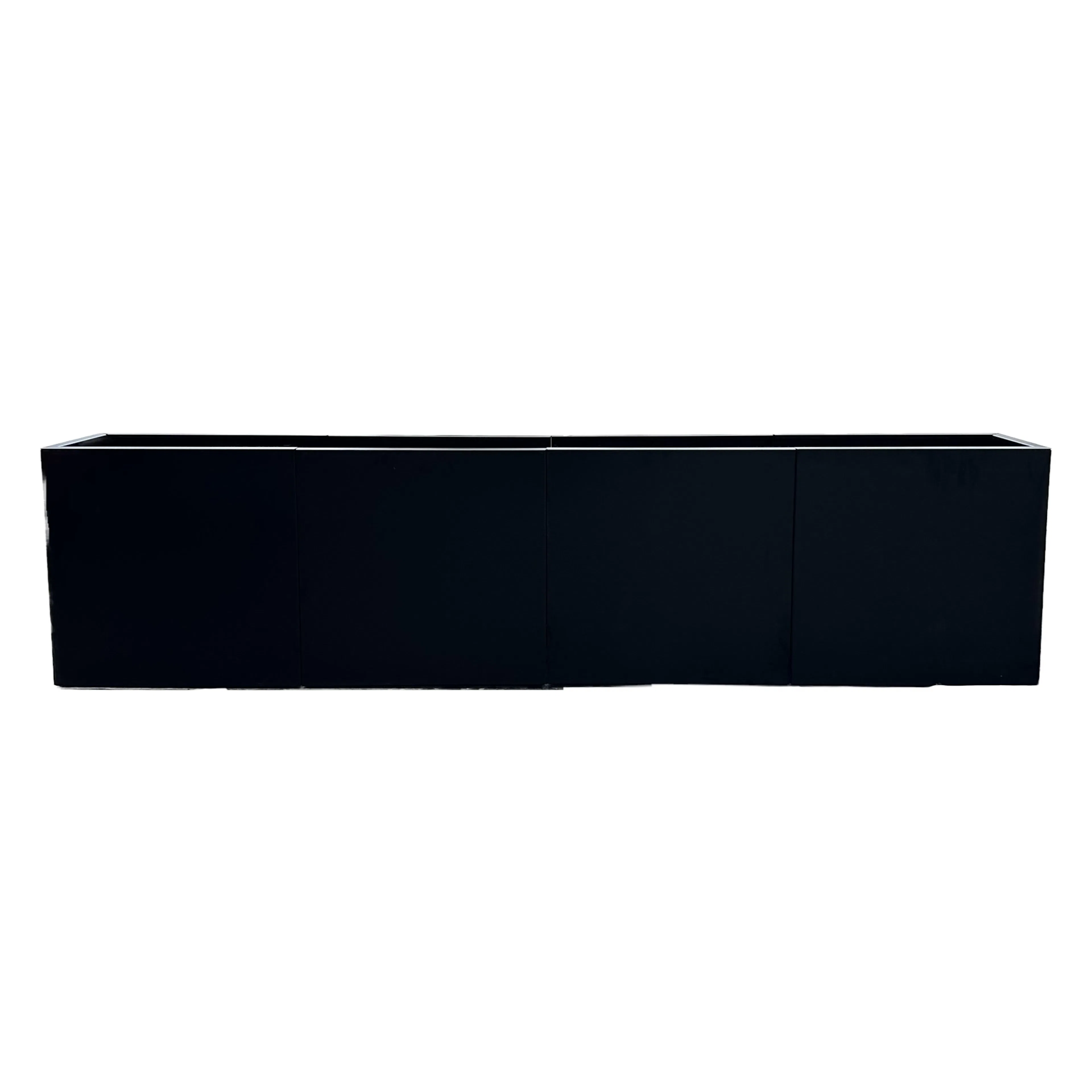 Blomsterkasse Recal Svart 228x57x55
