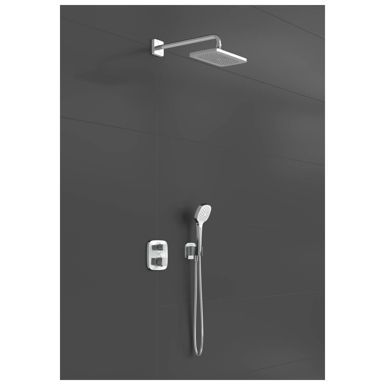 Takdusjsett Hansgrohe Croma E 280 Ecostat E for Innbygging 1jet