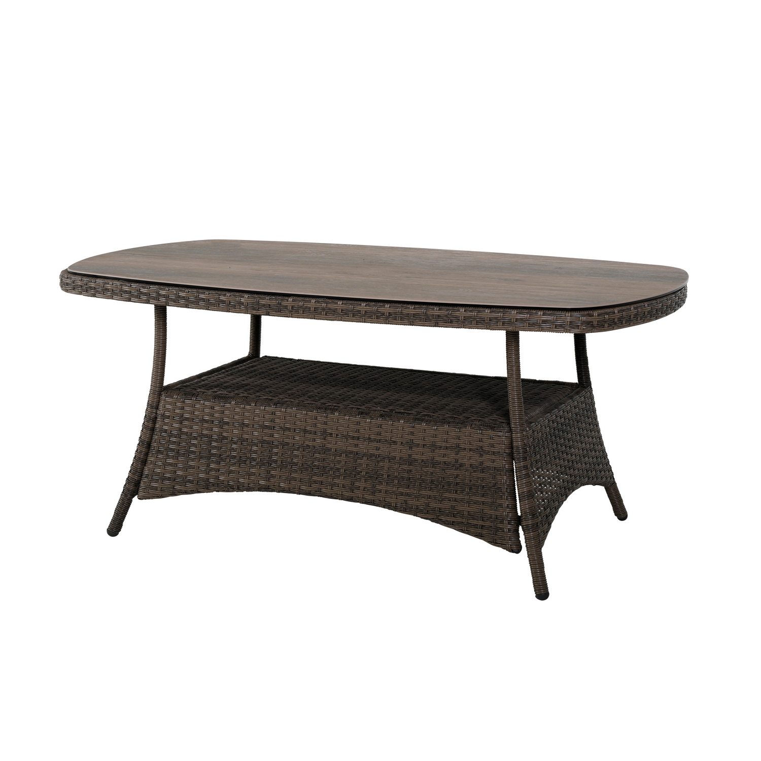 Bord Krifon Darcy Bark Printet glass