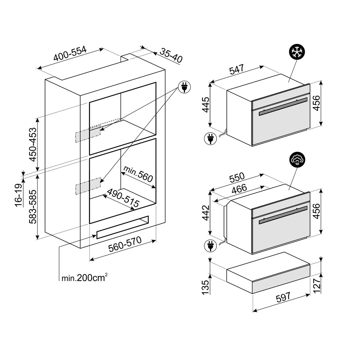 Vakuumskuff Smeg Classic CPV315X