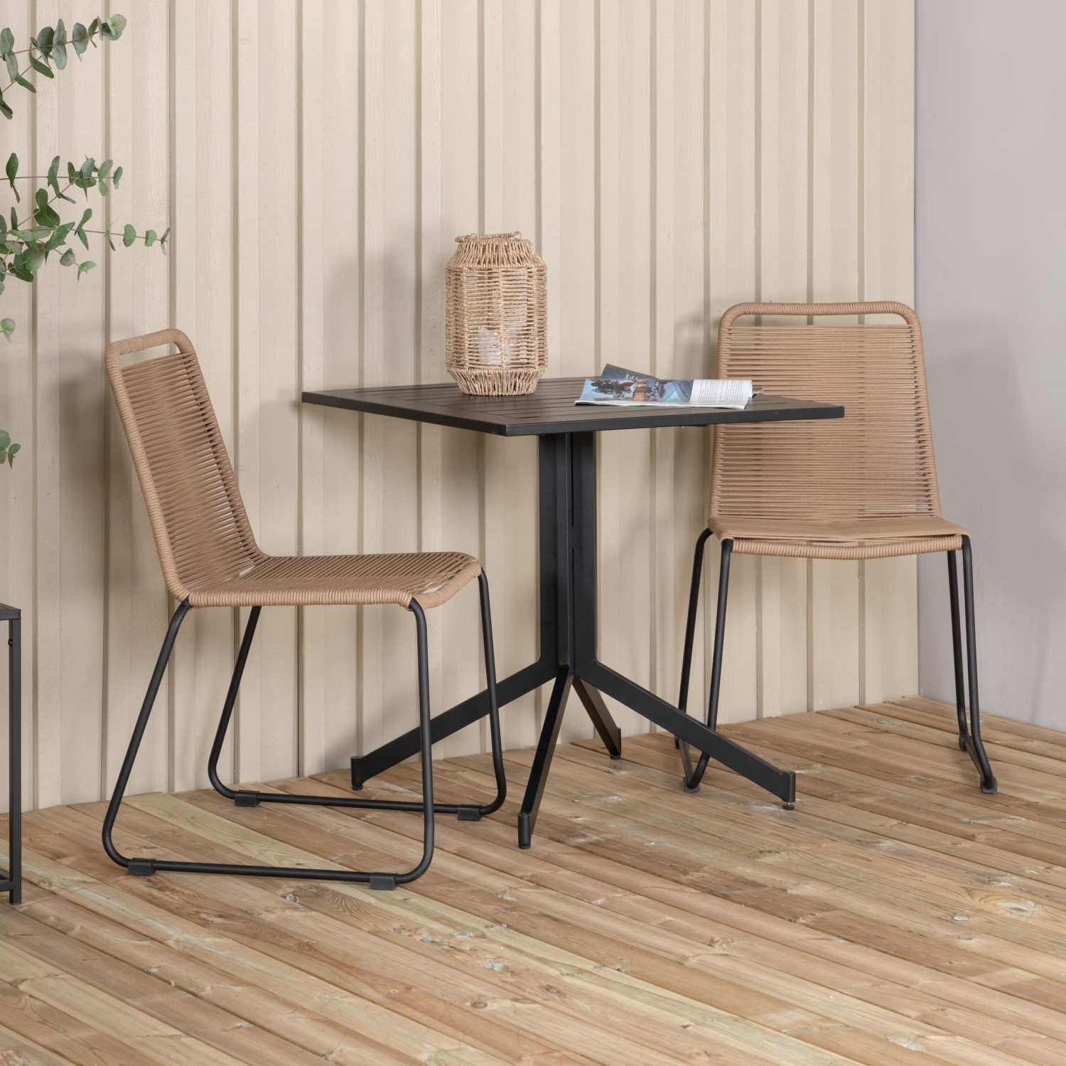 Cafésett Venture Home Wille med 2 Lumi Spisestoler