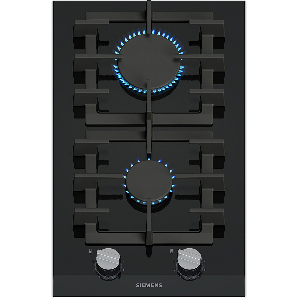 Gasskoketopp Siemens ER3A6BI40 iQ700 30 cm Domino Sort Glasskeramikk
