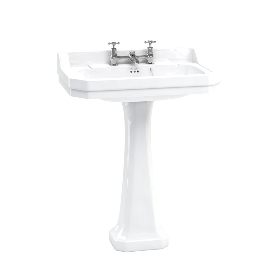 Tv&auml;ttst&auml;ll Burlington Edwardian med Piedestal 800 mm
