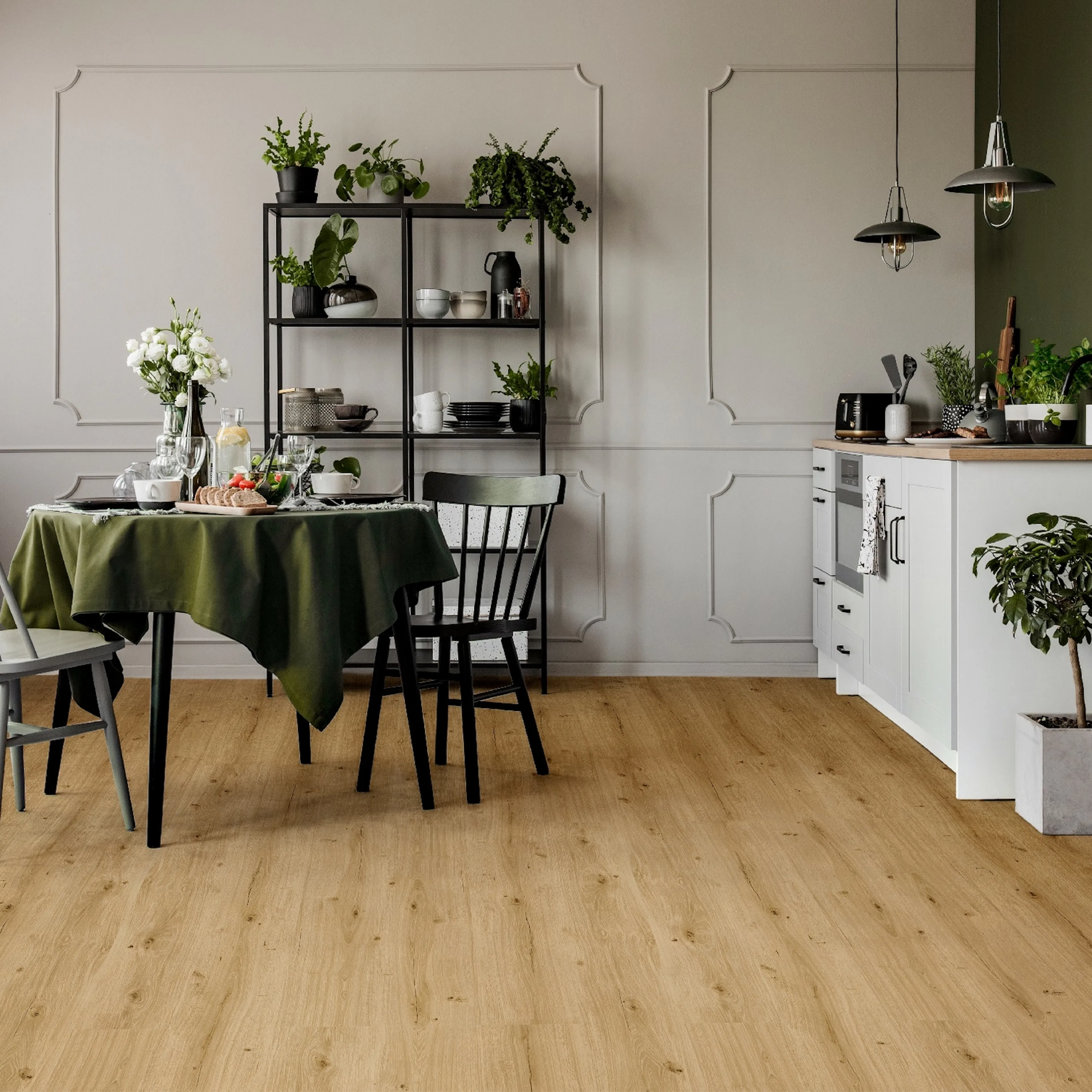 Hybridgulv North Wood Agnes Lys Natur Eik