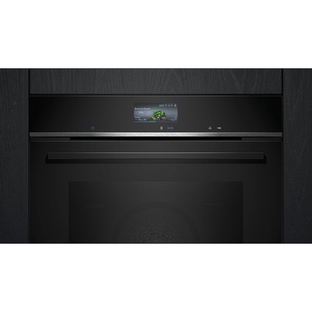 Innbyggingsovn Siemens iQ700 HB776G3B2S Sort med Smart Oppkobling