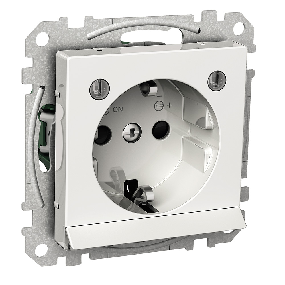 Stikkontakt Schneider Electric Exxact Orienteringslys
