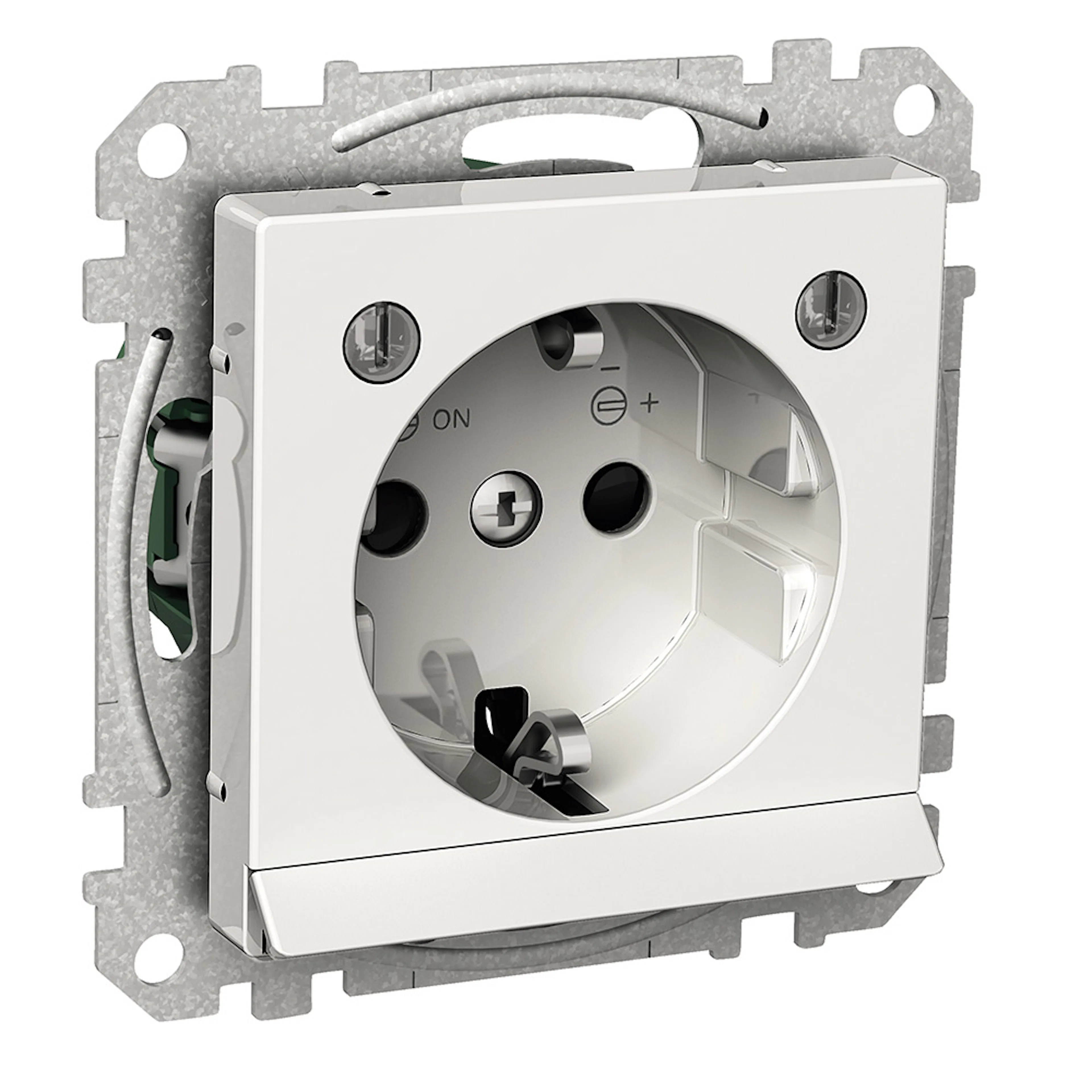 Stikkontakt Schneider Electric Exxact Orienteringslys