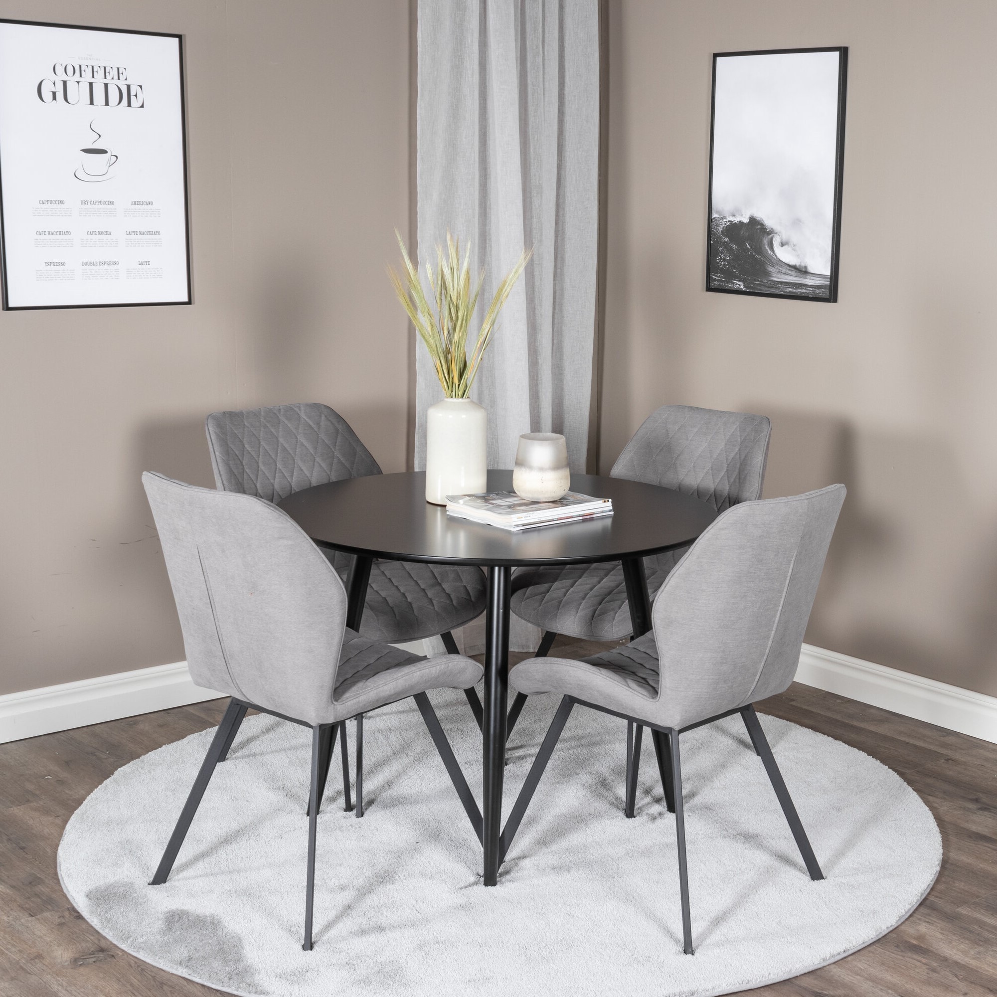 Spisegruppe Venture Home Plaza med 4stk Gemma Stoler