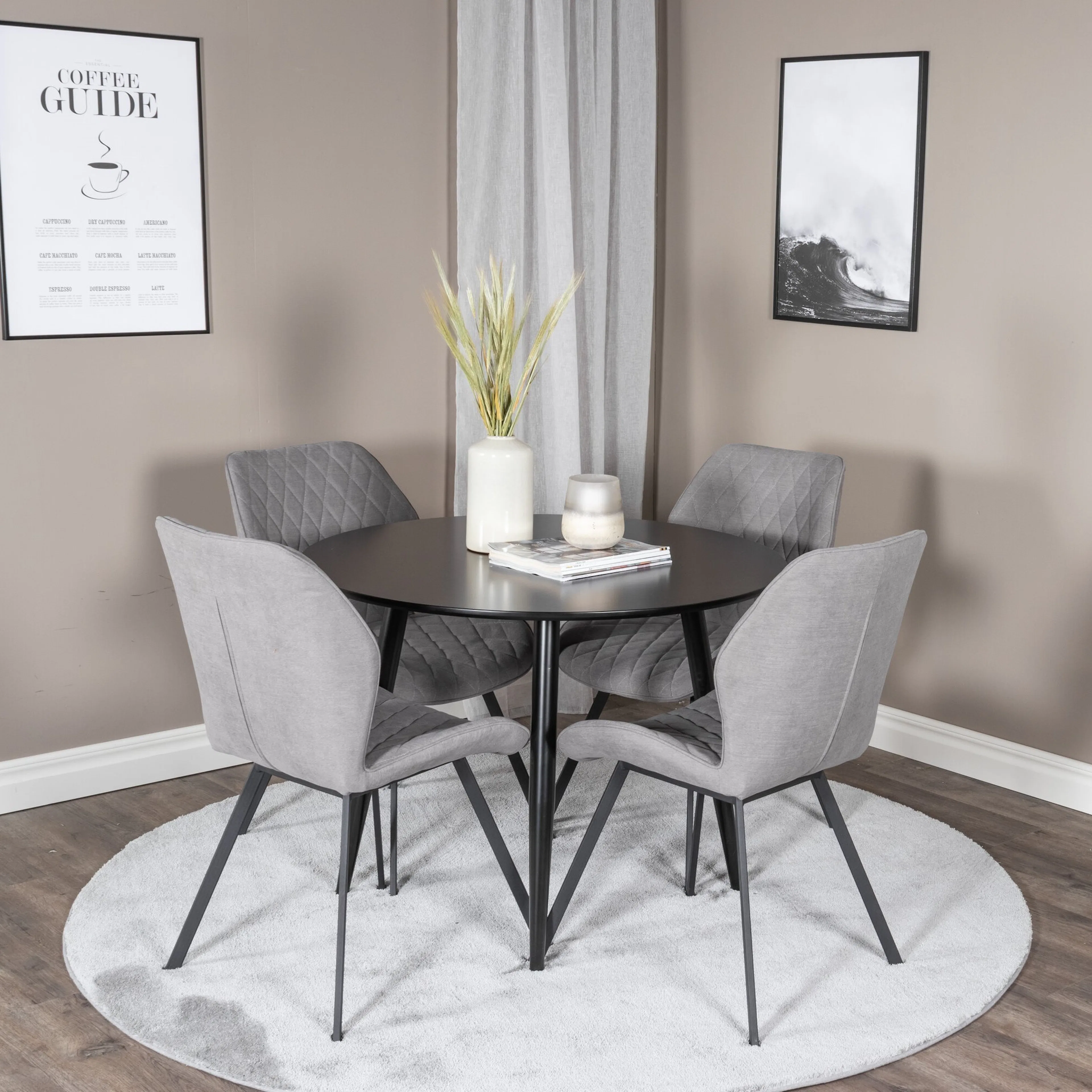 Spisegruppe Venture Home Plaza med 4stk Gemma Stoler