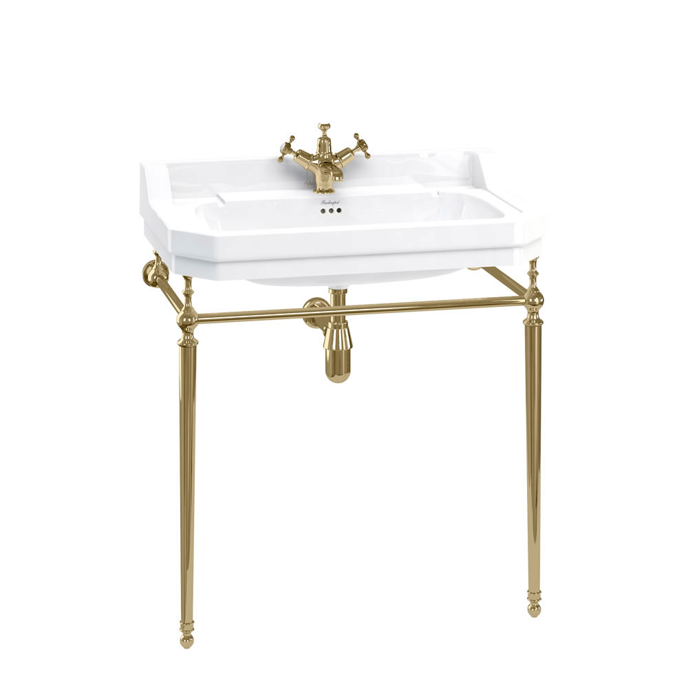 Tv&auml;ttst&auml;ll Burlington Edwardian med Handfatsst&auml;ll 800 mm