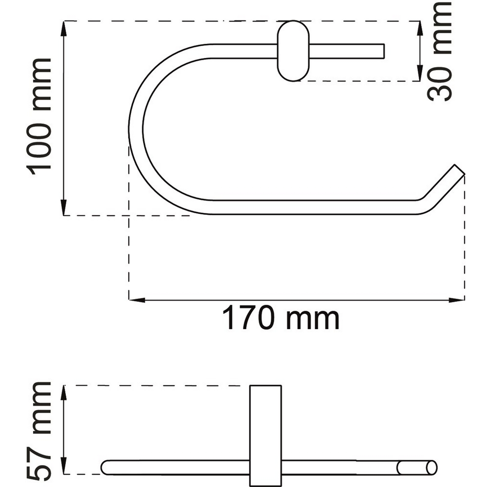 Toalettpapirholder Habo Minerva