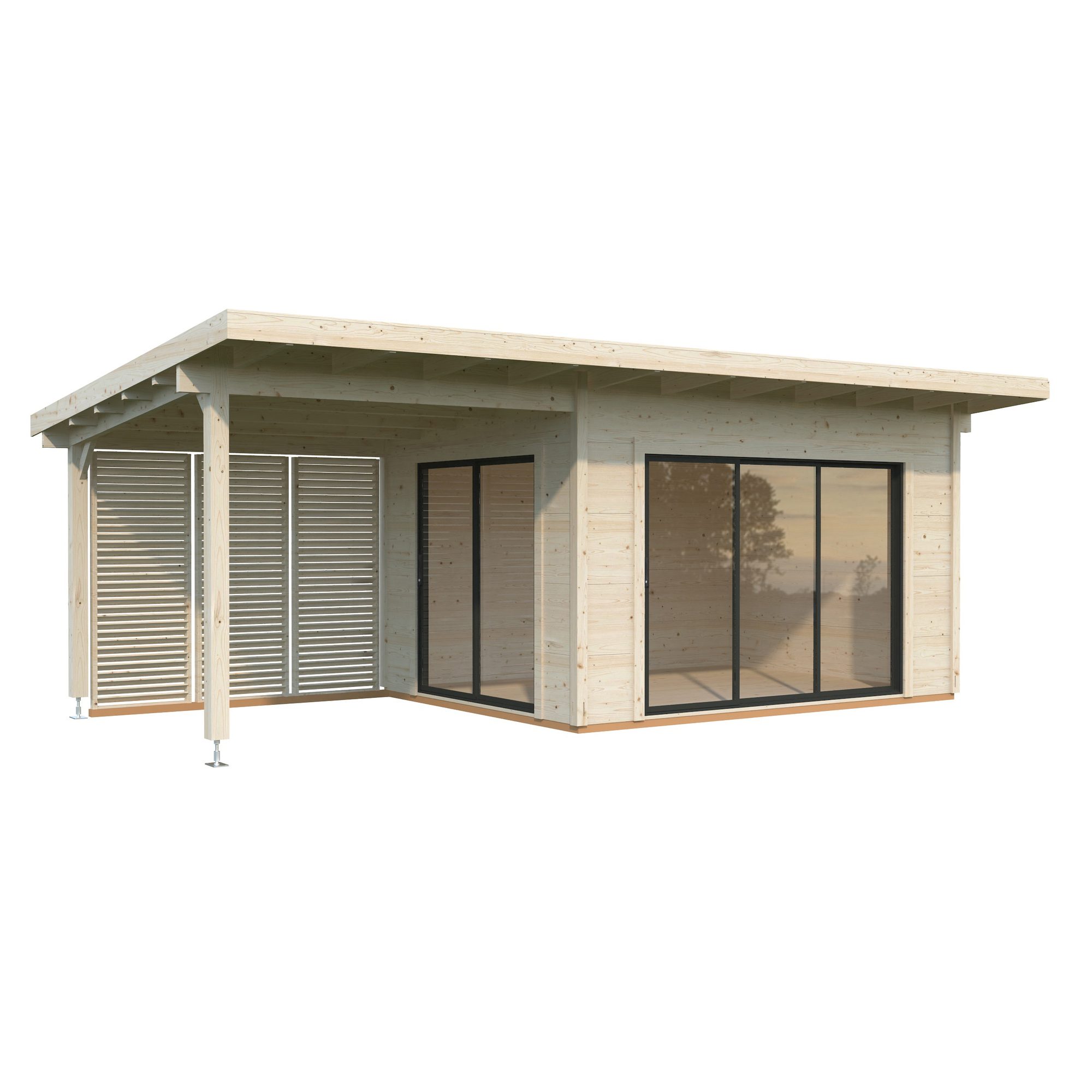 Hagestue Palmako Grace 11,2 + 8,2 m2 Slide Plus