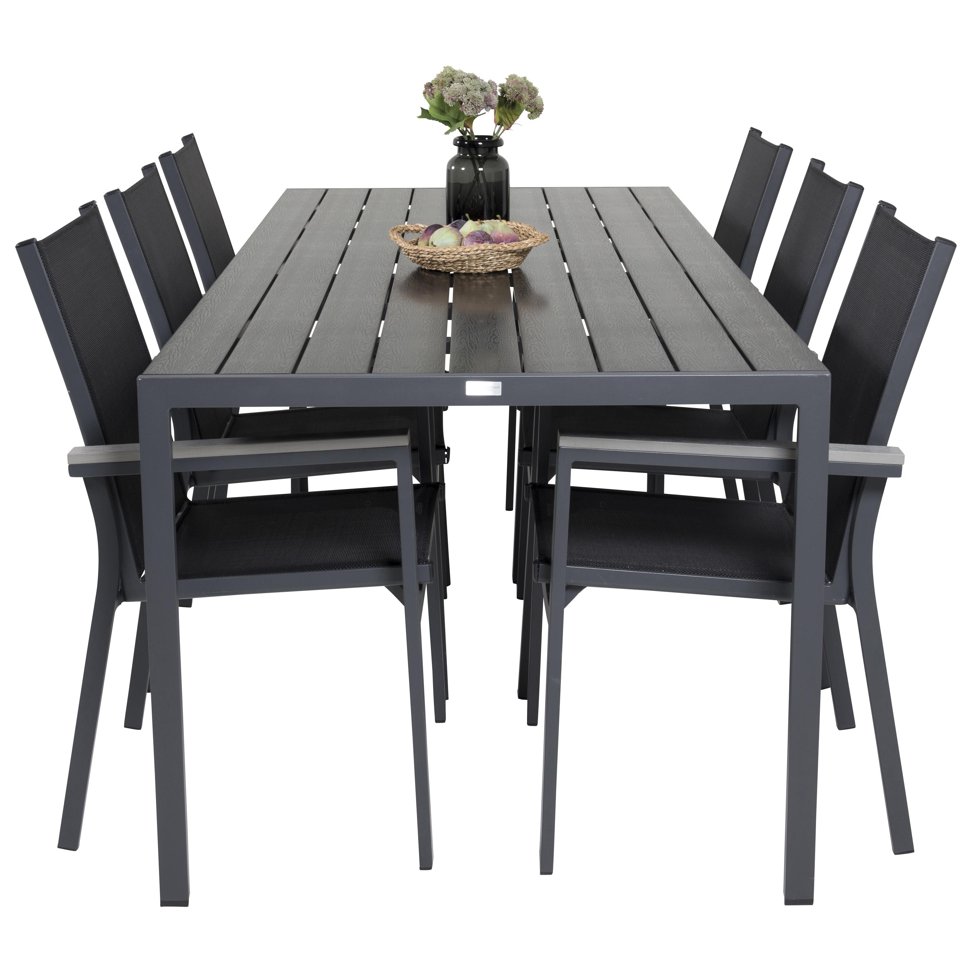 Spisegruppe Venture Home Bront 205 med 6 Pincy Stoler
