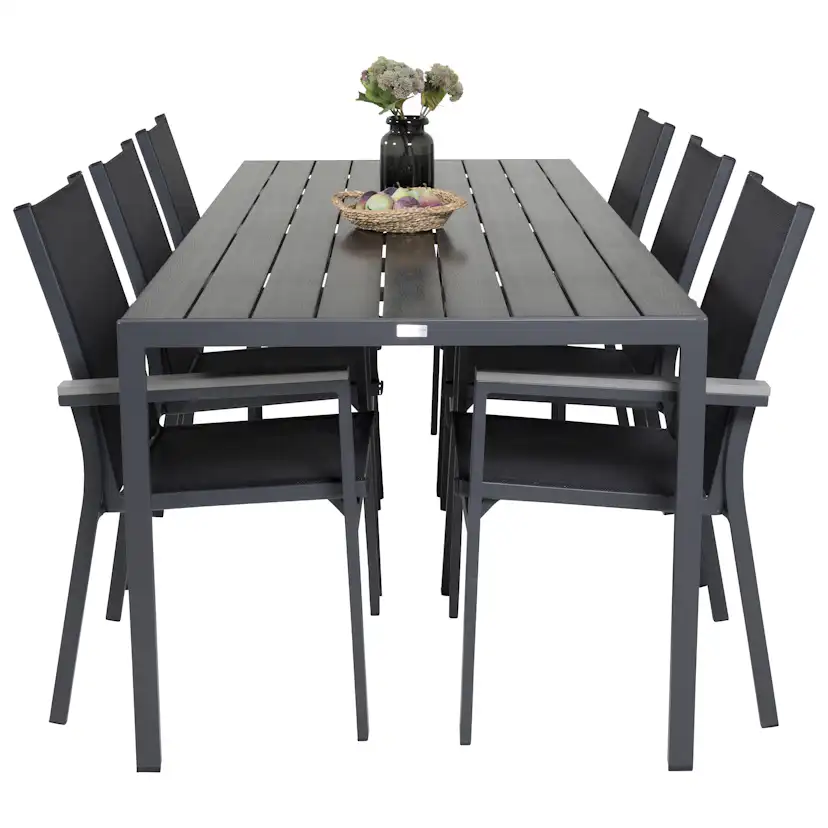 Spisegruppe Venture Home Bront 205 med 6 Pincy Stoler