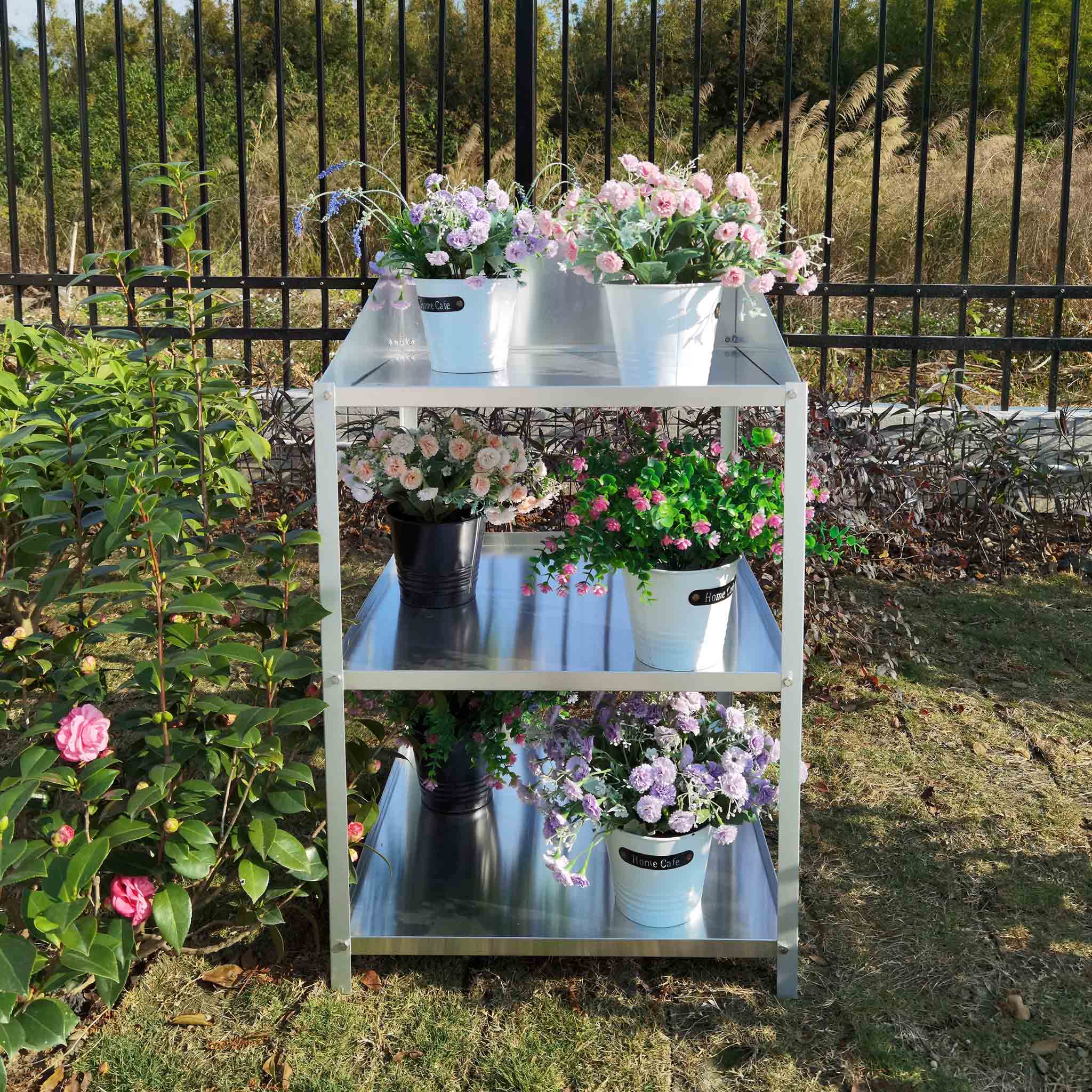 Plantehylle Metalcraft 3 nivåer