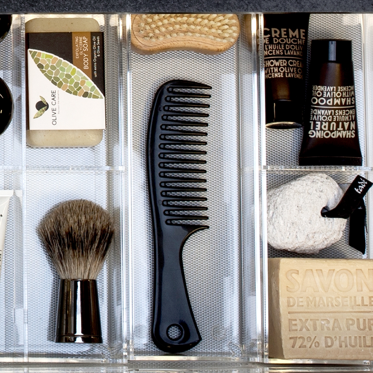 Skuffeinndeler Korsbakken D Plexiglass Liten 1 rom