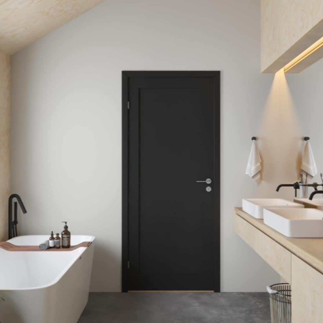 sort dør scanflex bygghjemme