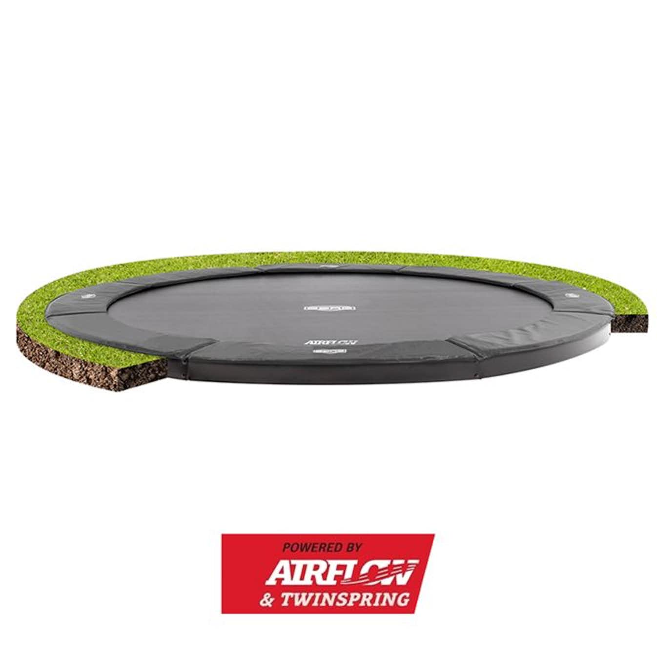 trampoline bakkenivå bygghjemme