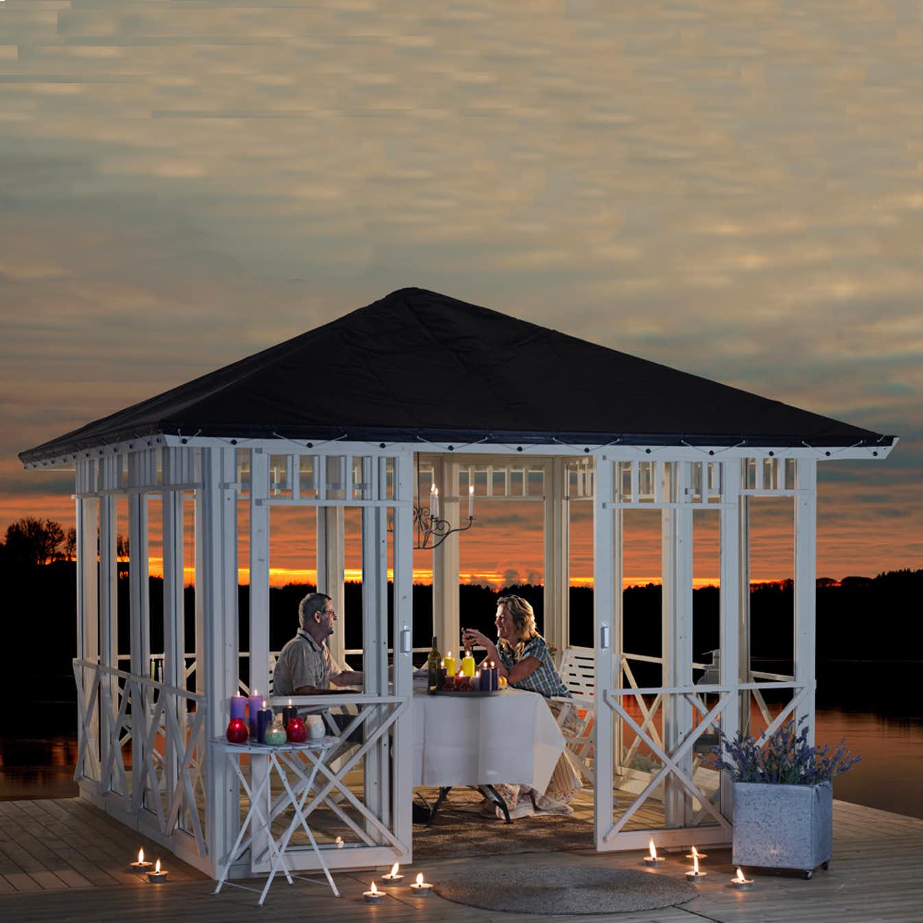 lysthus paviljong tre