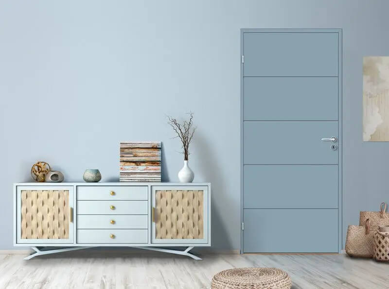 rimelig innerdør med farge Bygg1