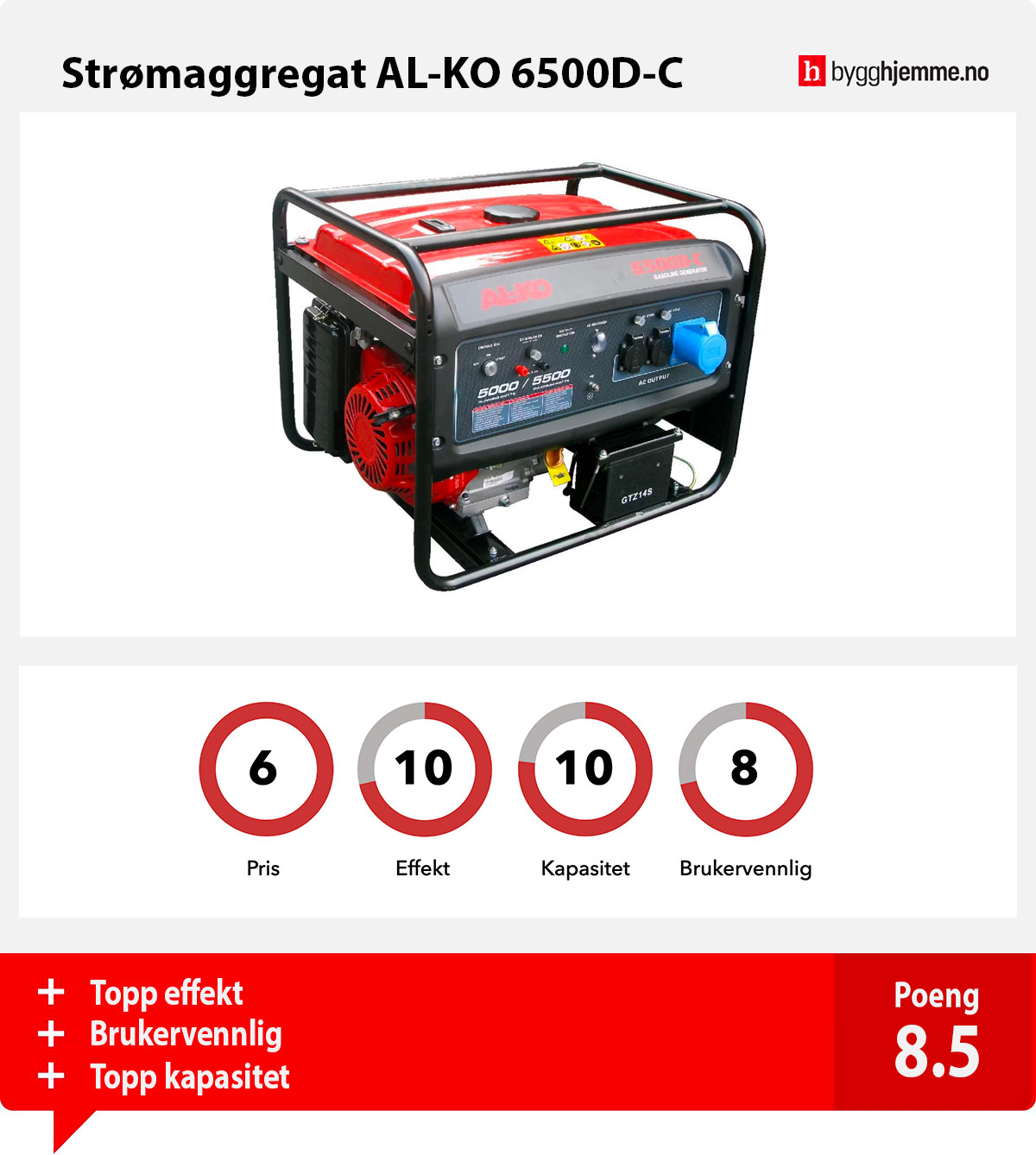 best i test -Aggregat AL-KO 6500D-C