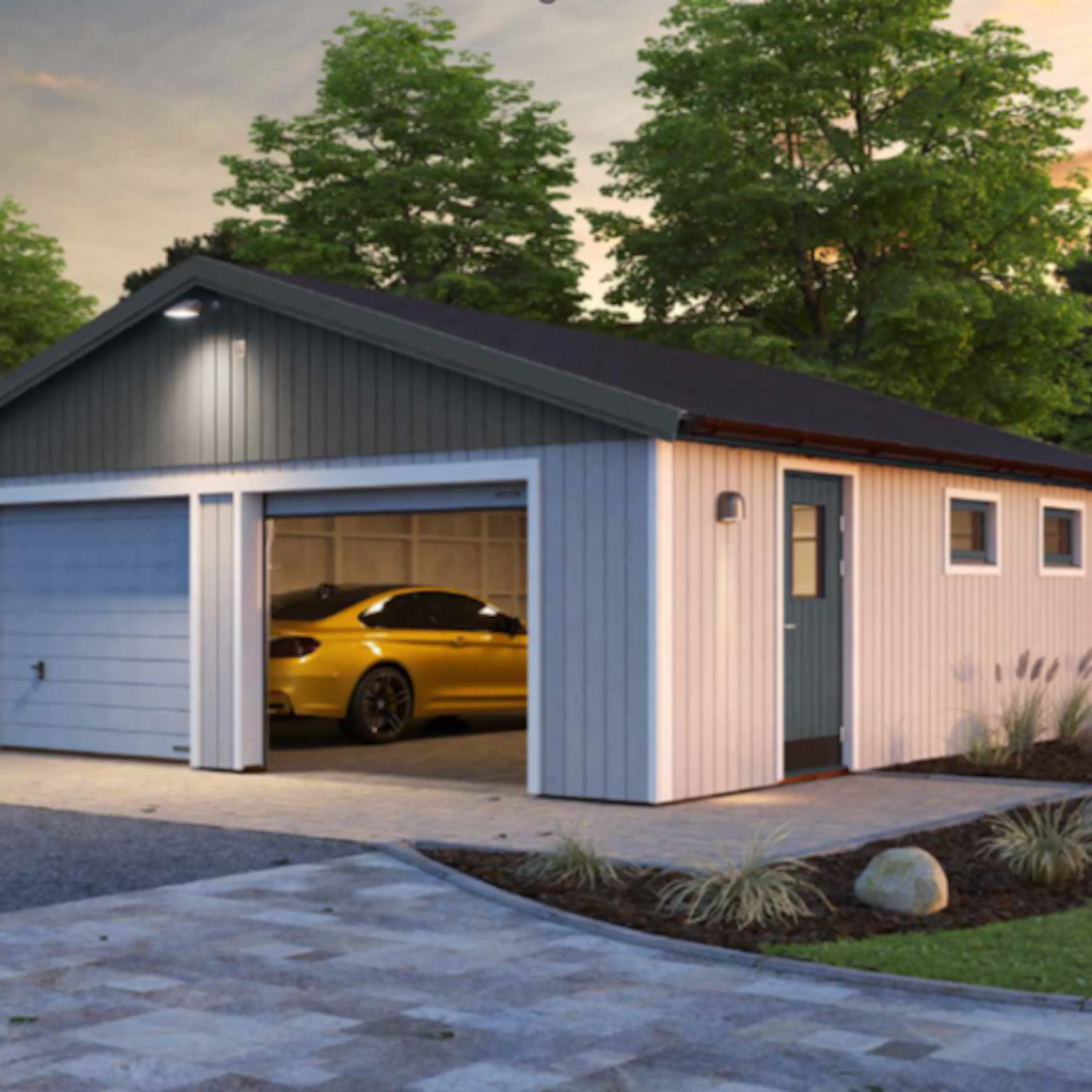 Garasje og carport